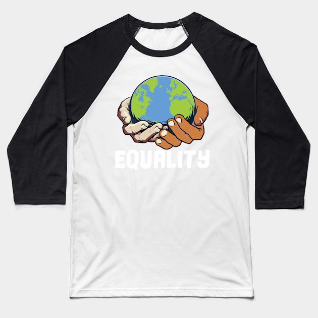 Black and Educated Baseball T-Shirt by Caskara